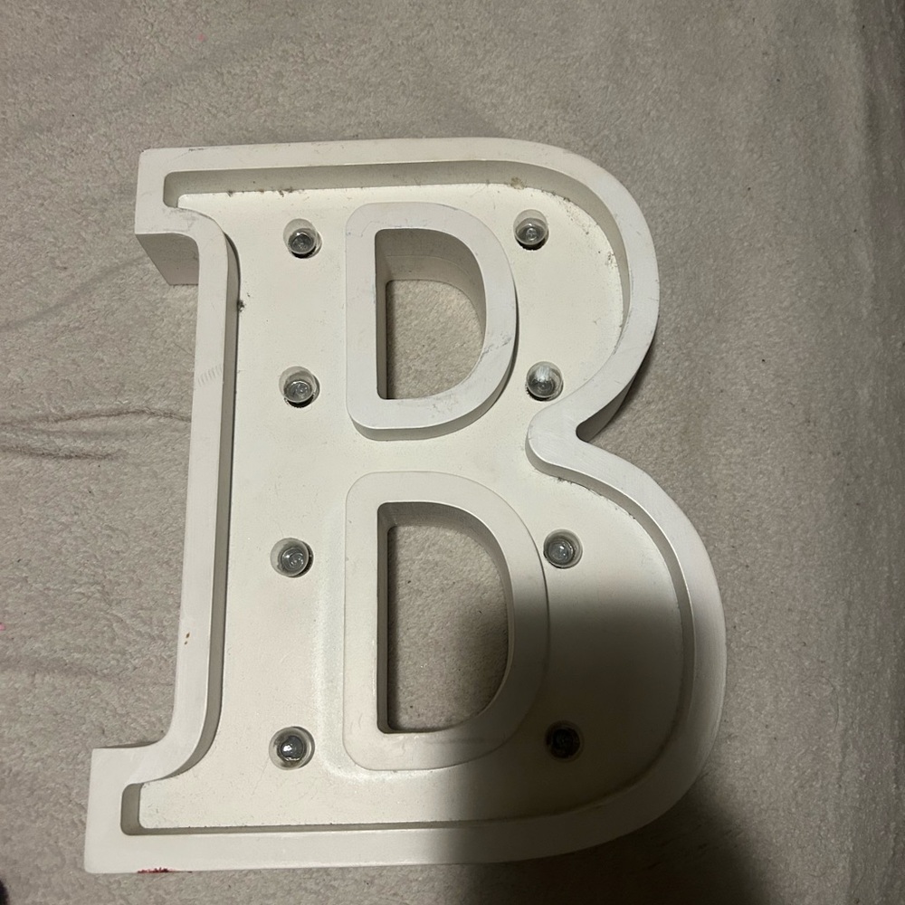 B sign